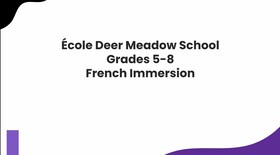 This image is linked to our Deer Meadow overview of the French Immersion program